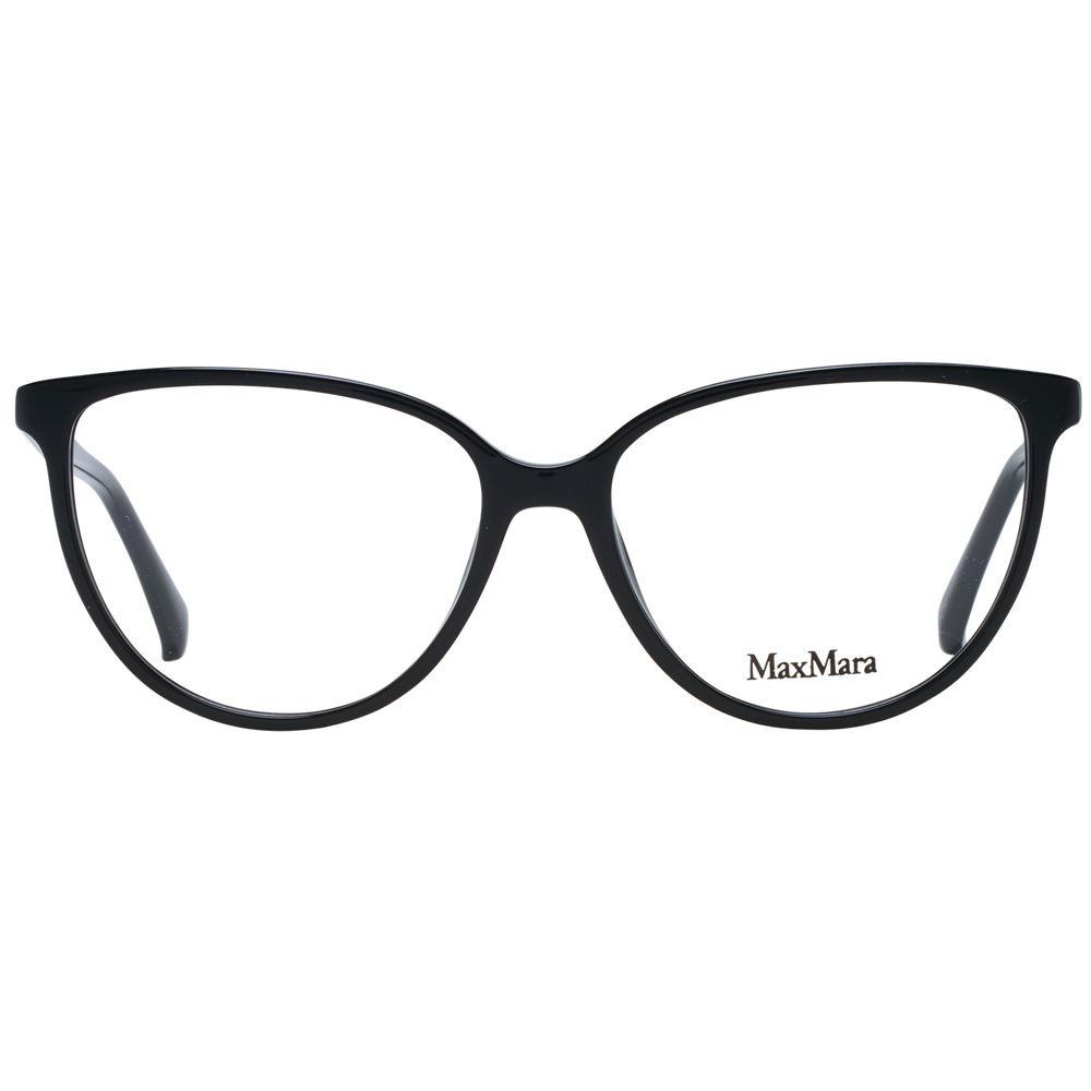 Max Mara Black Women Glasses Frame - Elegant Butterfly Design