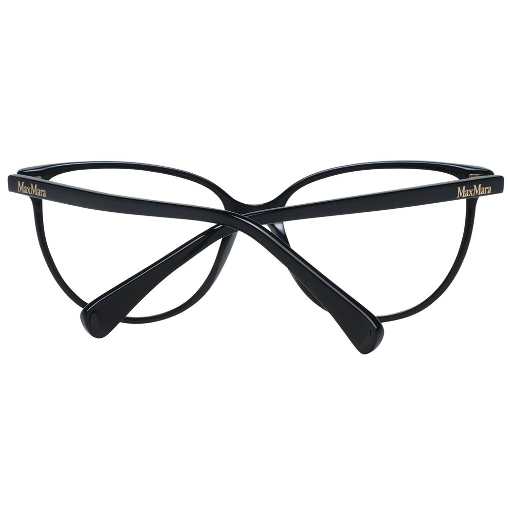 Max Mara Black Women Glasses Frame - Elegant Butterfly Design