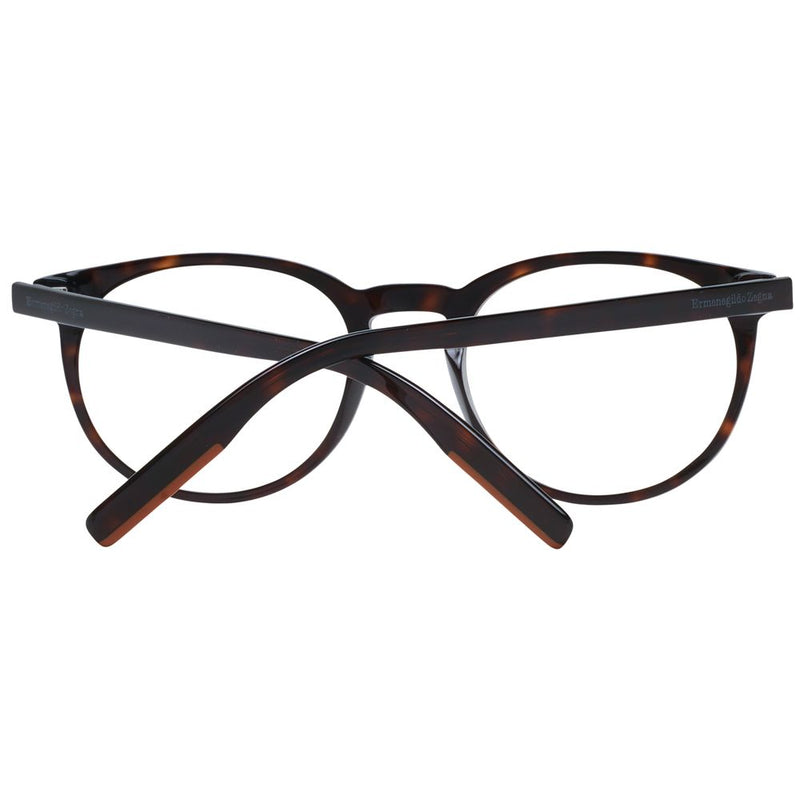 Monture de lunettes pour homme marron Ermenegildo Zegna