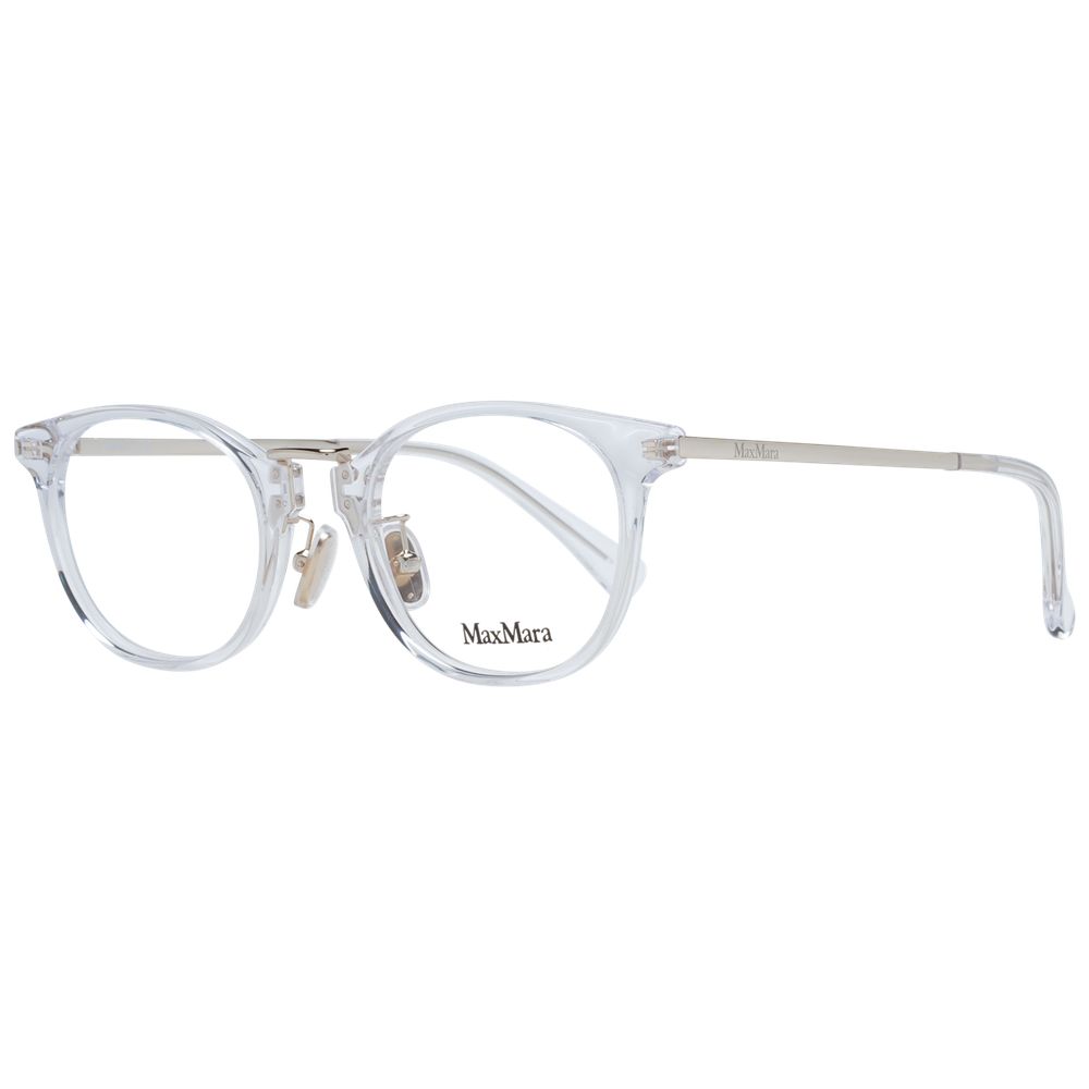 Max Mara White Women Glasses Frame - Élégance et Style