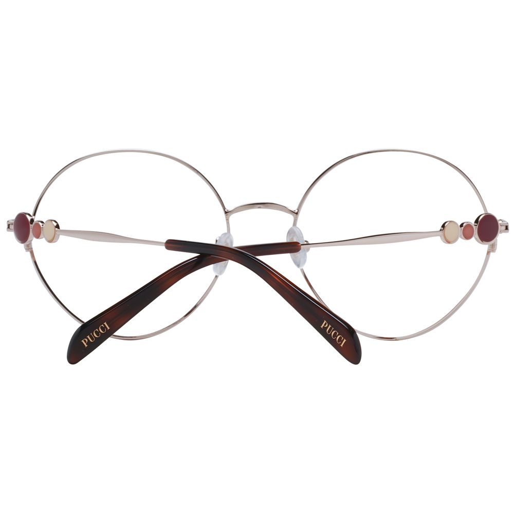 Emilio Pucci Red Women Glasses Frame - Chic and Elegant Style