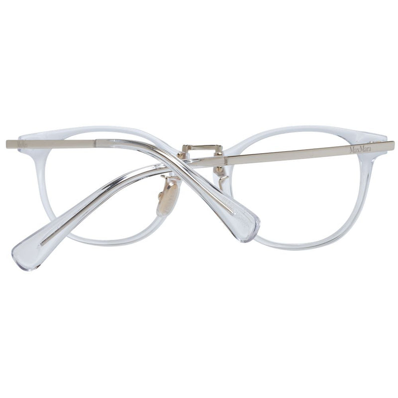Max Mara White Women Glasses Frame - Élégance et Style
