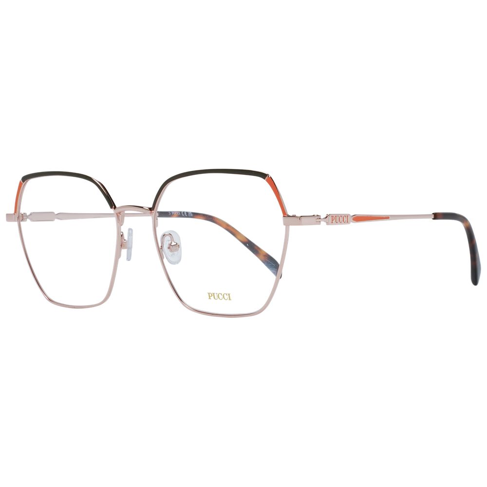 Emilio Pucci Rose Gold Women's Glasses Frame