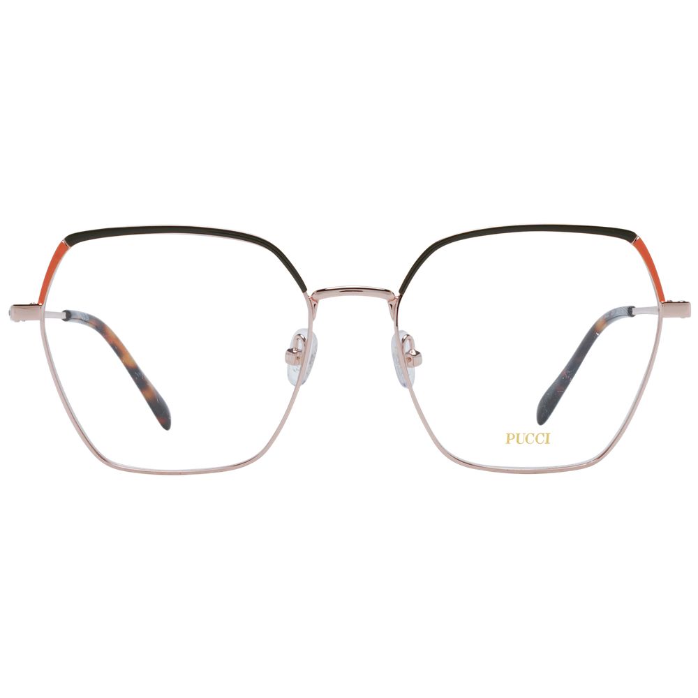 Emilio Pucci Rose Gold Women's Glasses Frame