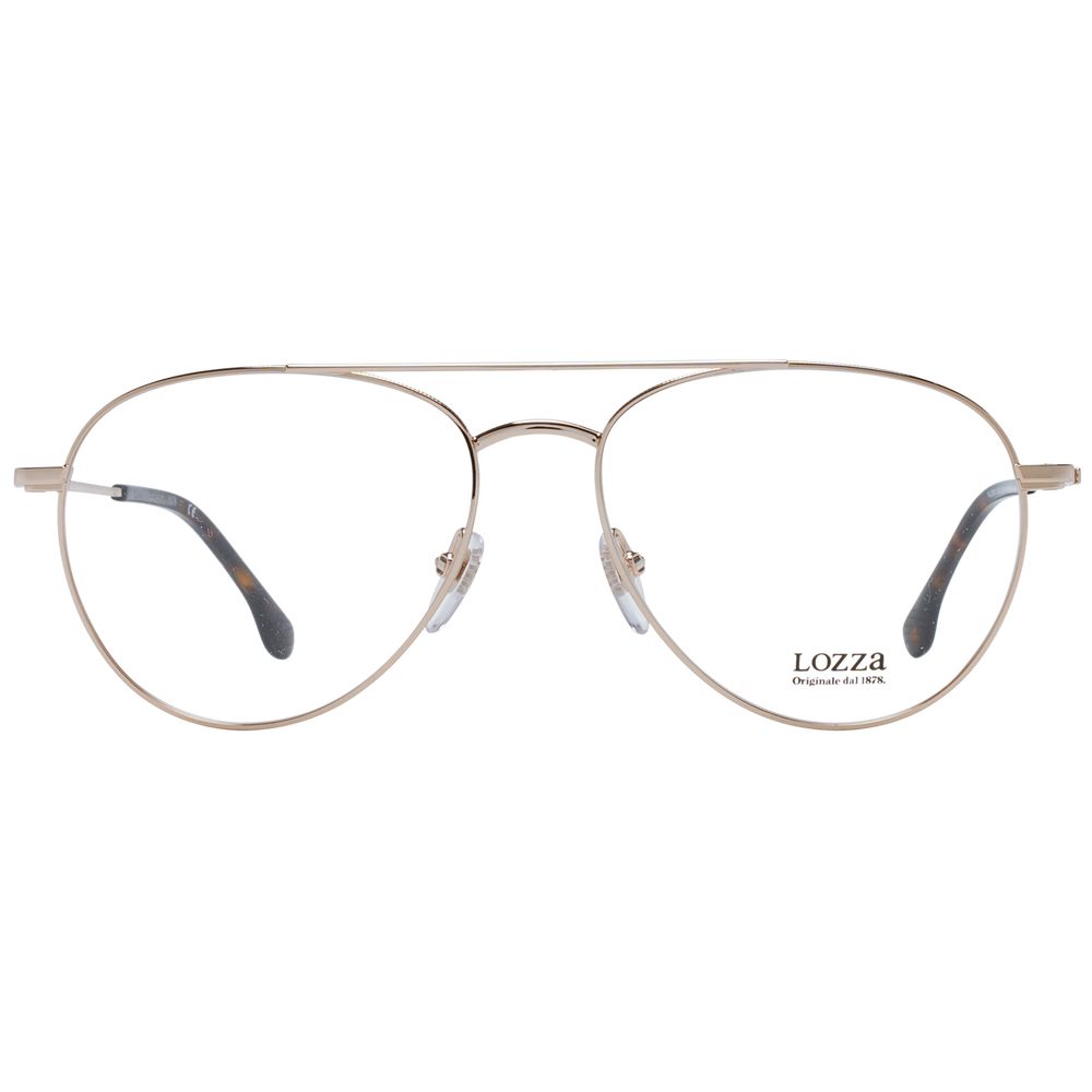 Lozza Gold Unisex Glasses Frame
