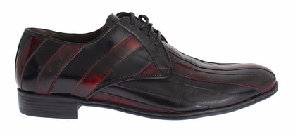 Escarpins habillés en cuir noir Bordeaux de Dolce & Gabbana