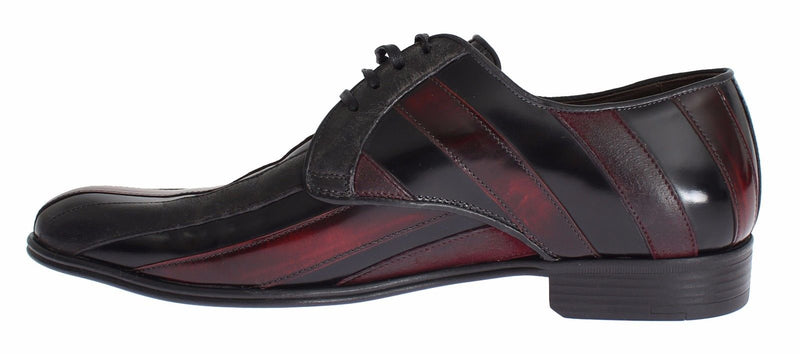 Escarpins habillés en cuir noir Bordeaux de Dolce &amp; Gabbana