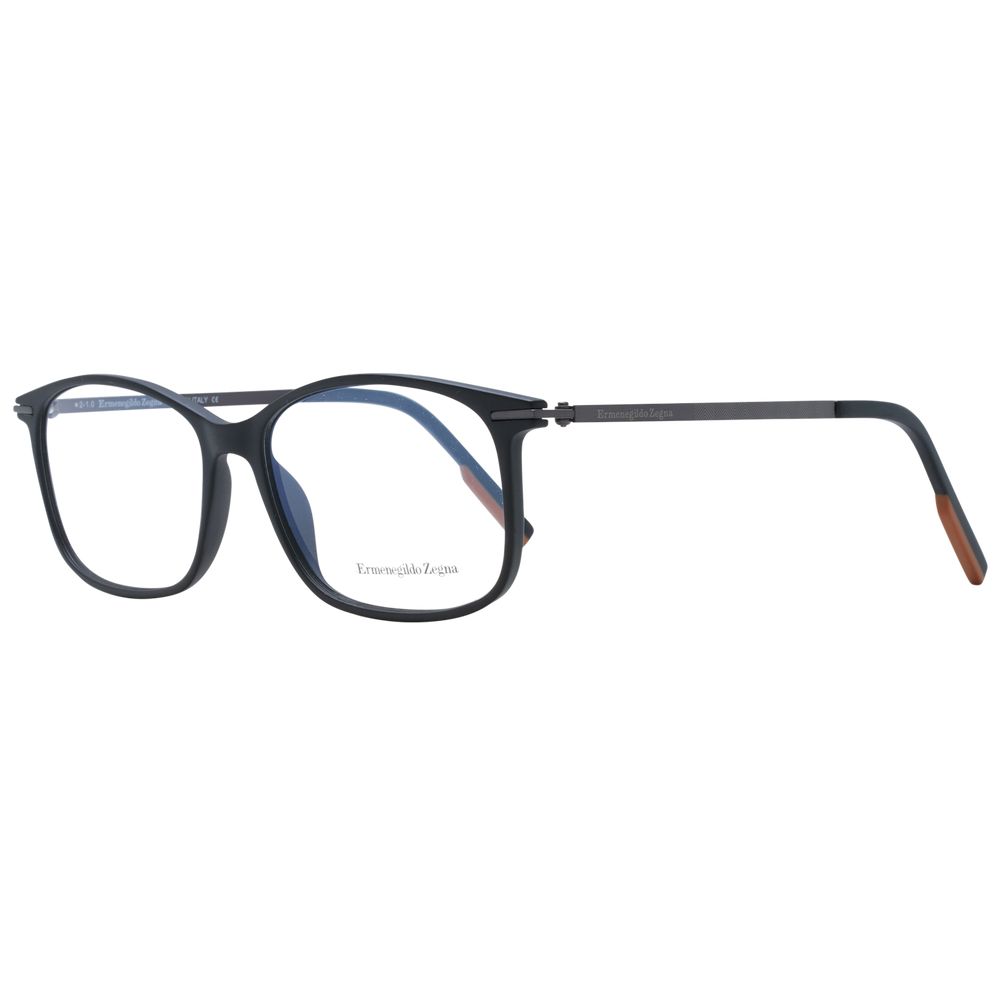 Ermenegildo Zegna Black Men Glasses Frame