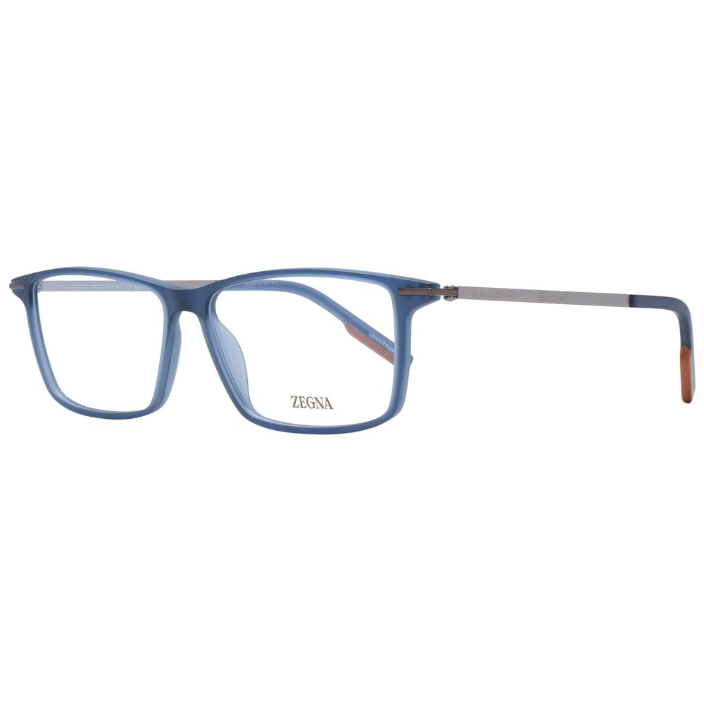 Monture de lunettes pour homme Ermenegildo Zegna, bleu.