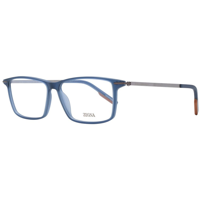 Monture de lunettes pour homme Ermenegildo Zegna, bleu.