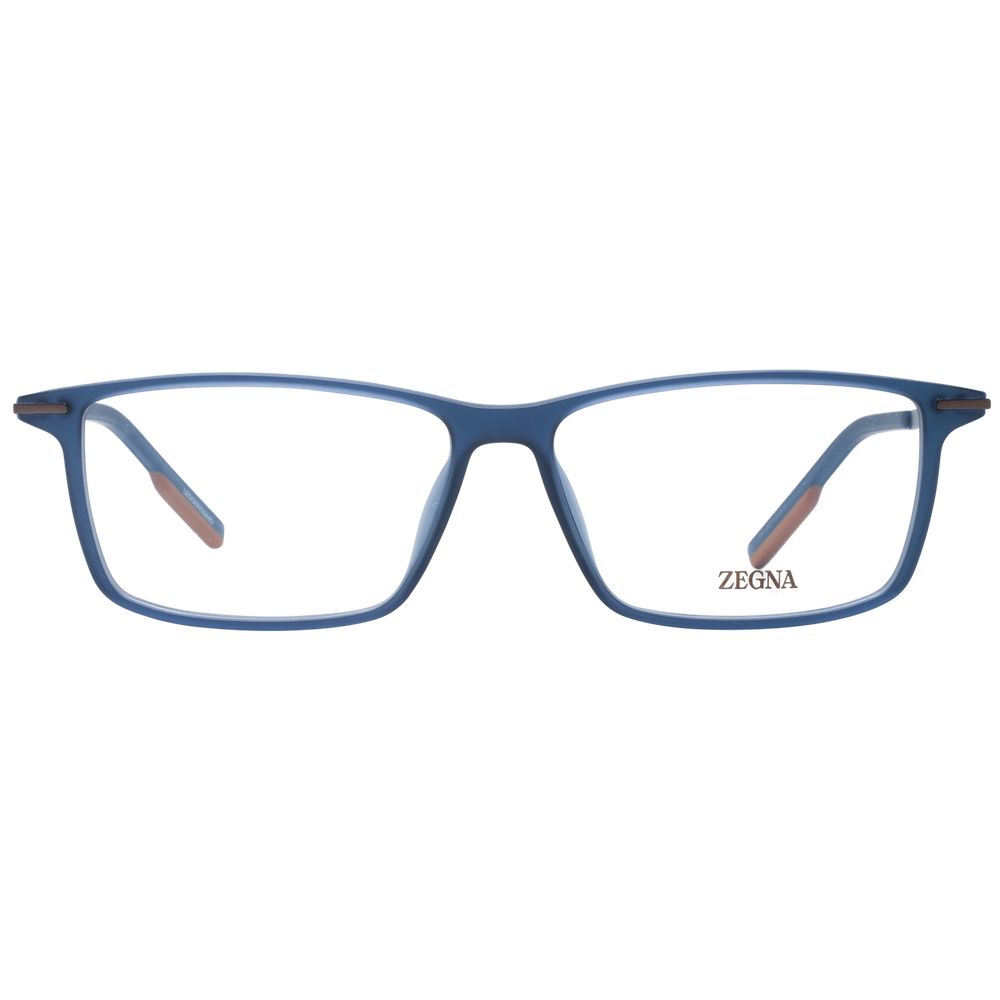 Monture de lunettes pour homme Ermenegildo Zegna, bleu.