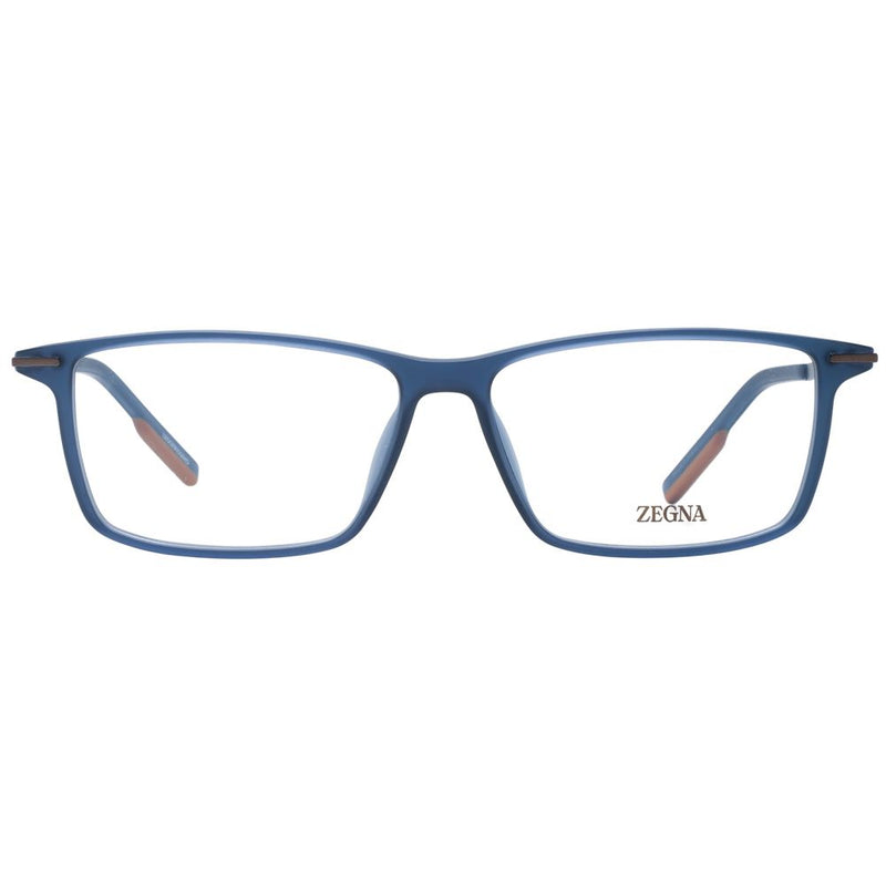 Monture de lunettes pour homme Ermenegildo Zegna, bleu.