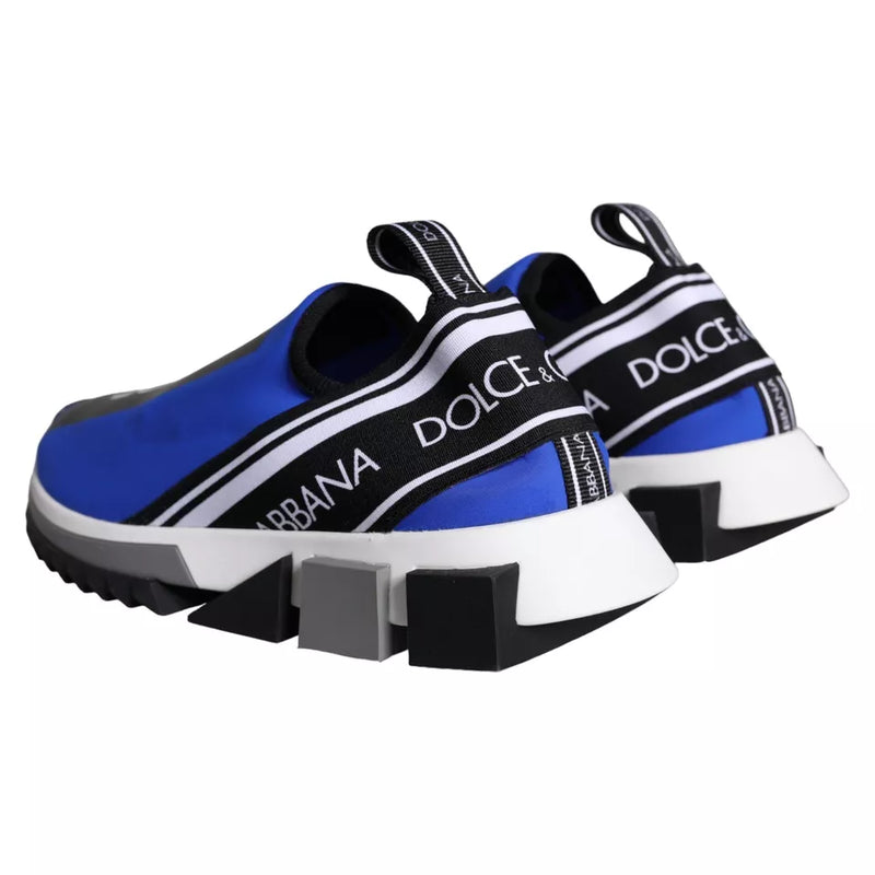 Dolce & Gabbana Blue Logo Low Top Sorrento Sneakers