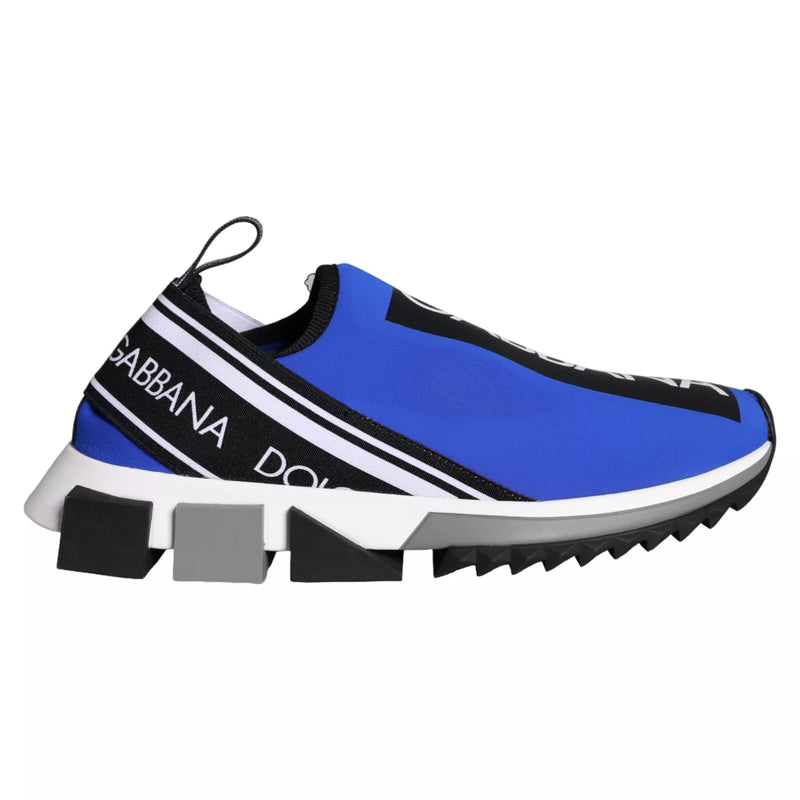 Dolce & Gabbana Blue Logo Low Top Sorrento Sneakers