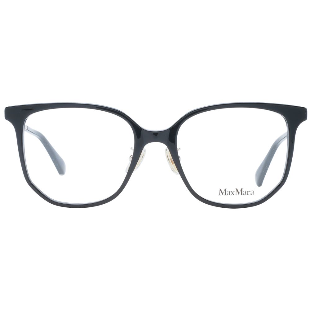 Max Mara Black Women Glasses Frame - Elegant Butterfly Design