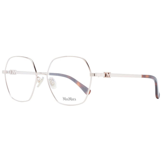 Monture de lunettes pour femme Max Mara, or rose