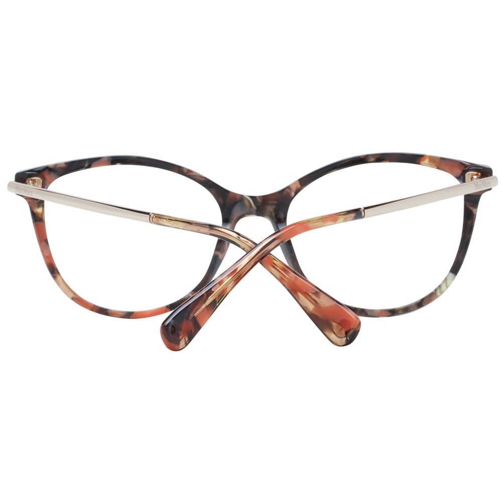 Max Mara Brown Women Glasses Frame - Elegant Butterfly Design
