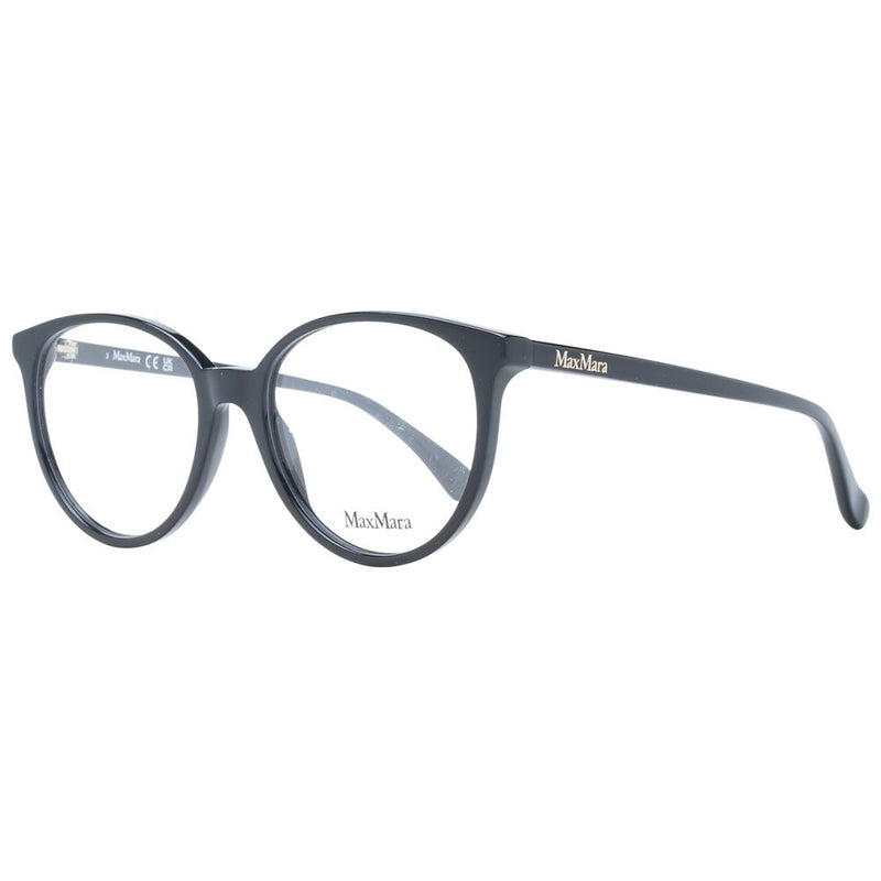 Max Mara Black Women Glasses Frame - Elegant Eyewear for Modern Women