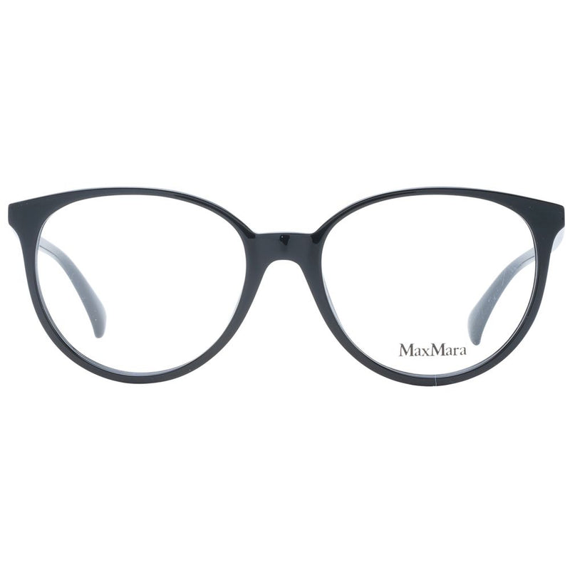 Max Mara Black Women Glasses Frame - Elegant Eyewear for Modern Women