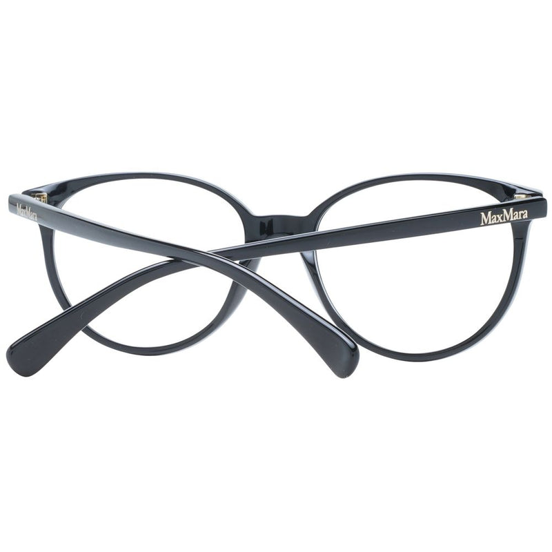 Max Mara Black Women Glasses Frame - Elegant Eyewear for Modern Women