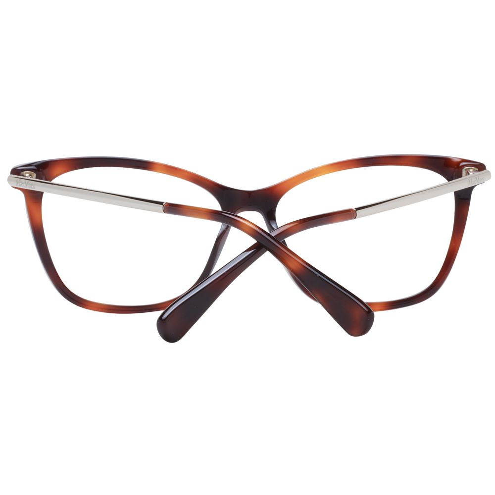 Max Mara Brown Women Glasses Frame - Elegant Butterfly Design