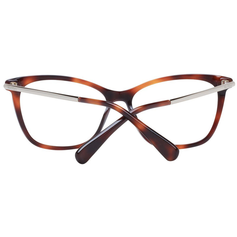 Max Mara Brown Women Glasses Frame - Elegant Butterfly Design