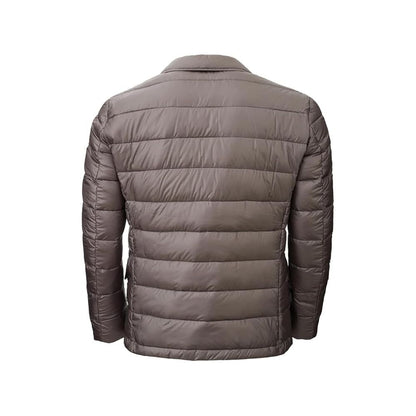 Ajouter un blouson homme gris en polyamide