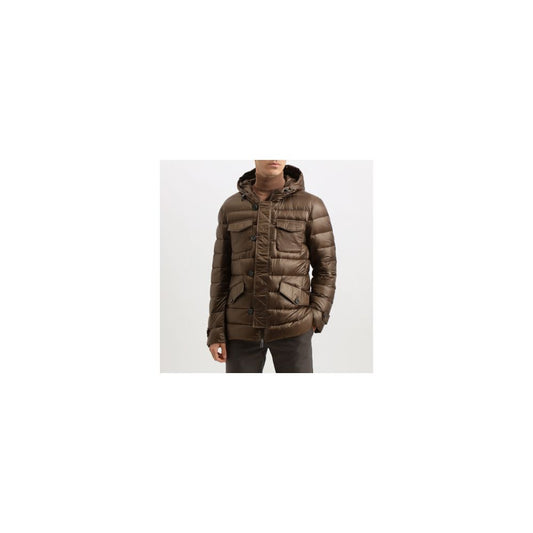 Ajouter la veste d'homme imperméable en polyamide marron