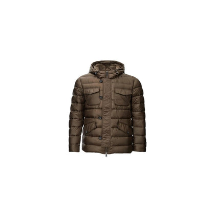 Ajouter la veste d'homme imperméable en polyamide marron