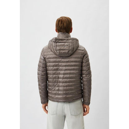 Ajouter un blouson homme gris en polyamide