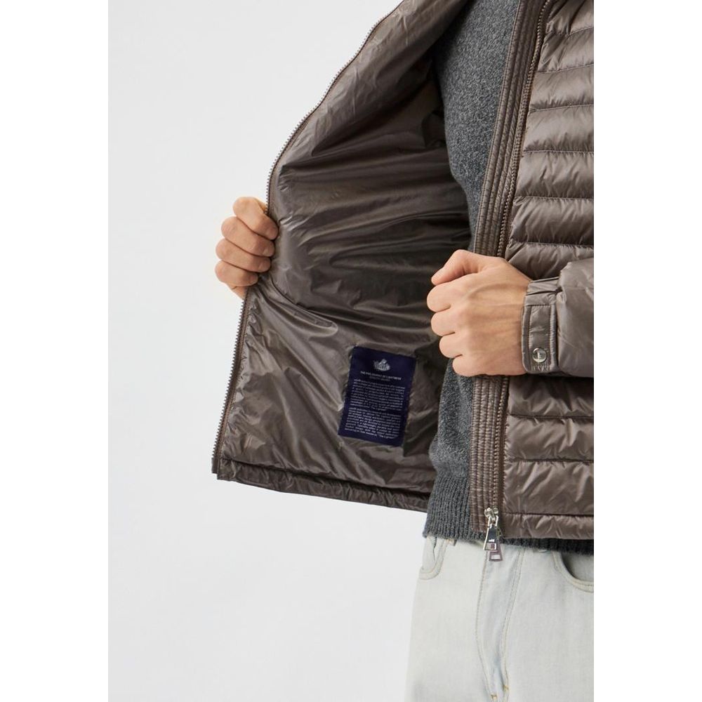 Ajouter un blouson homme gris en polyamide