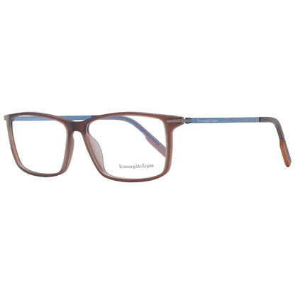 Monture de lunettes pour homme marron Ermenegildo Zegna