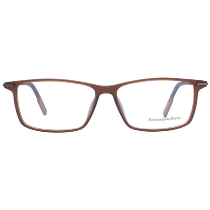 Monture de lunettes pour homme marron Ermenegildo Zegna