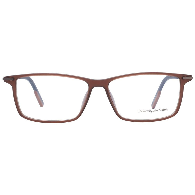 Monture de lunettes pour homme marron Ermenegildo Zegna