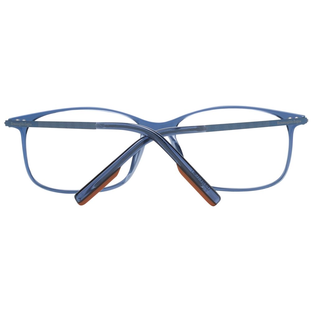 Monture de lunettes pour homme Ermenegildo Zegna, bleu.