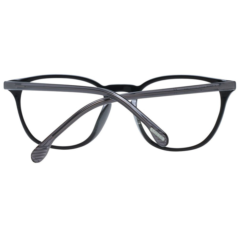 Lozza Black Unisex Glasses Frame - Stylish Round Design