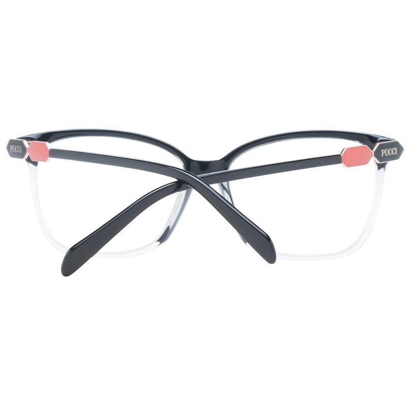 Emilio Pucci Black Women Glasses Frame - Élégance et Style