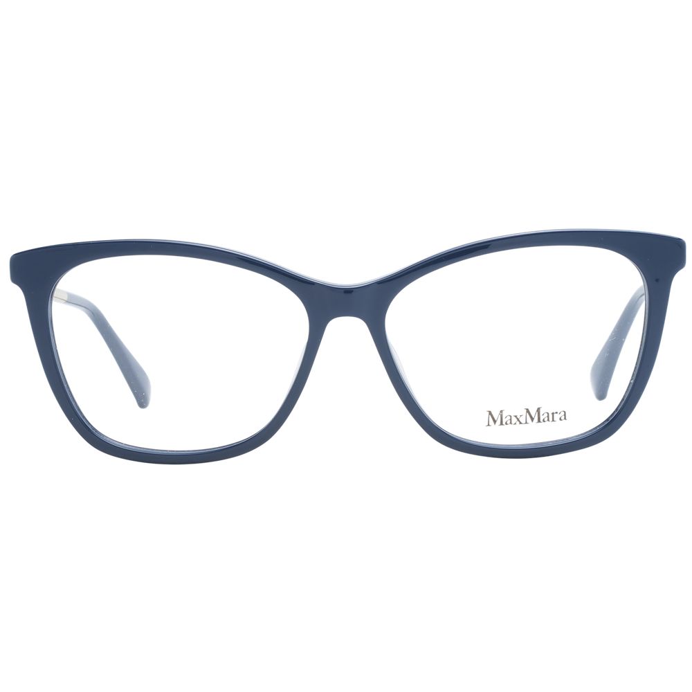 Max Mara Blue Women Glasses Frame - Full-Rim Stylish Design