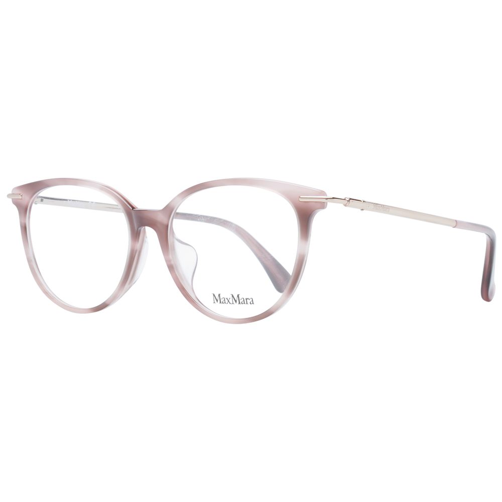 Max Mara Pink Women Glasses Frame - Elegant Eyewear for Any Occasion