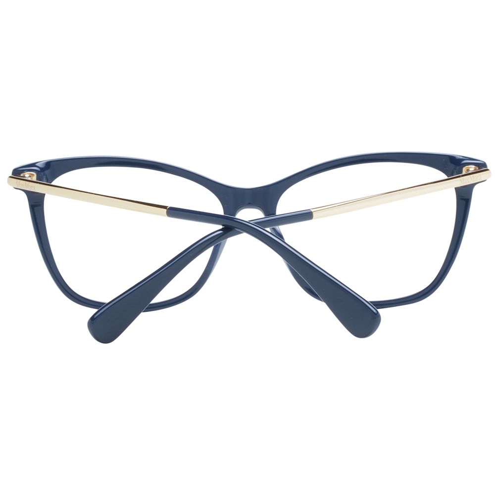 Max Mara Blue Women Glasses Frame - Full-Rim Stylish Design