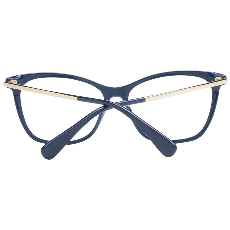 Max Mara Blue Women Glasses Frame - Full-Rim Stylish Design