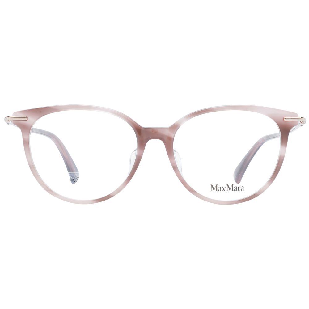 Max Mara Pink Women Glasses Frame - Elegant Eyewear for Any Occasion