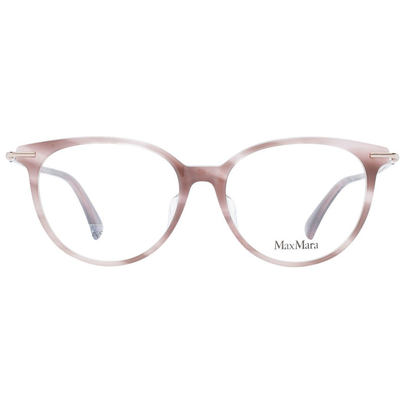 Max Mara Pink Women Glasses Frame - Elegant Eyewear for Any Occasion
