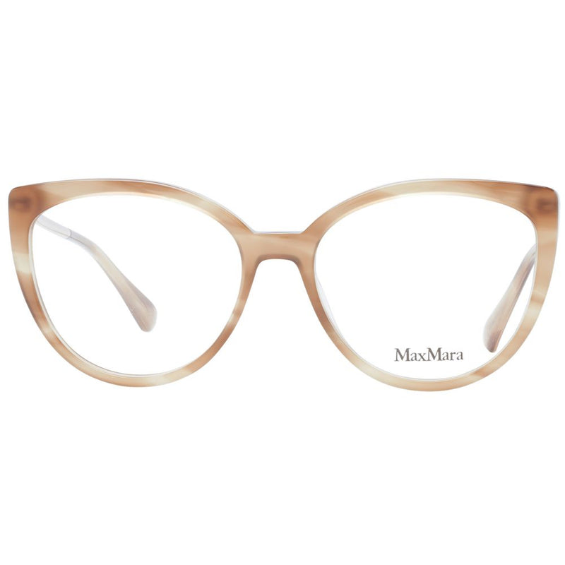 Max Mara Brown Cat Eye Women Glasses Frame