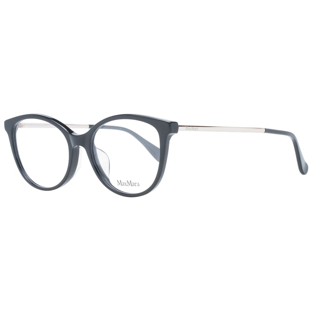 Max Mara Black Women Glasses Frame - Elegant Butterfly Style