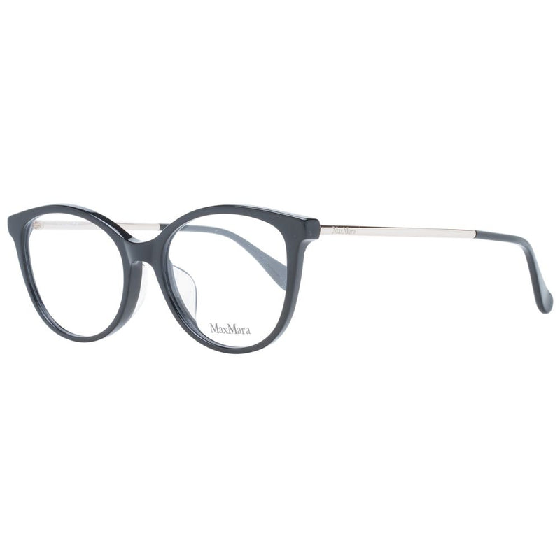 Max Mara Black Women Glasses Frame - Elegant Butterfly Style