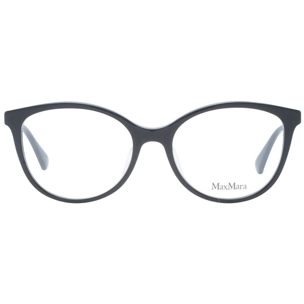Max Mara Black Women Glasses Frame - Elegant Butterfly Style