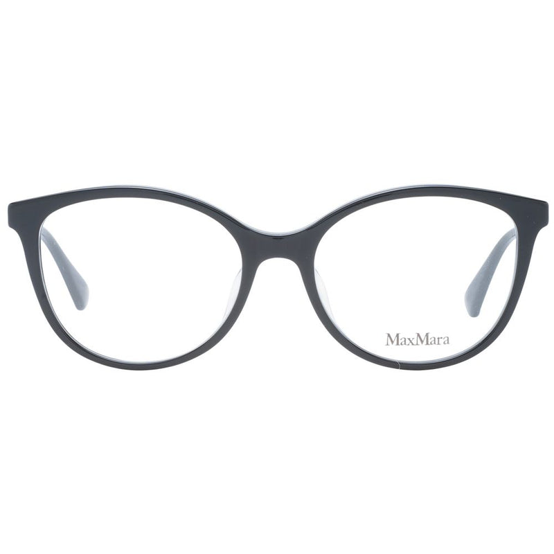 Max Mara Black Women Glasses Frame - Elegant Butterfly Style