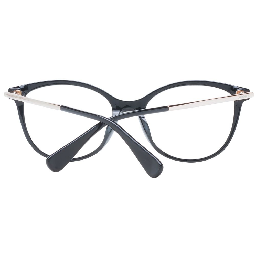 Max Mara Black Women Glasses Frame - Elegant Butterfly Style
