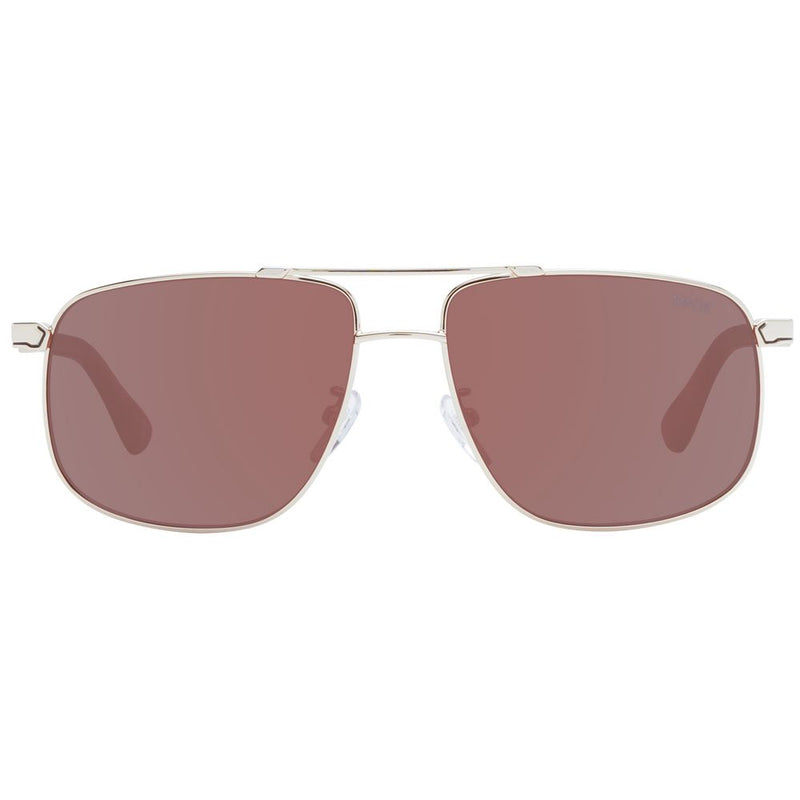 Lunettes de soleil pour homme BMW, doré rose